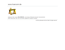 Tablet Screenshot of hoercom.de